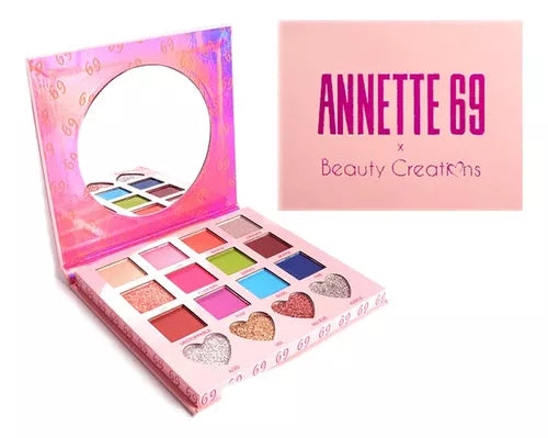 BEAUTY CREACIONES x Annette 69 Paleta de sombras de ojos