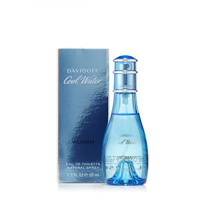 Cool Water de Davidoff para mujeres - 1,7 oz EDT (sin caja)