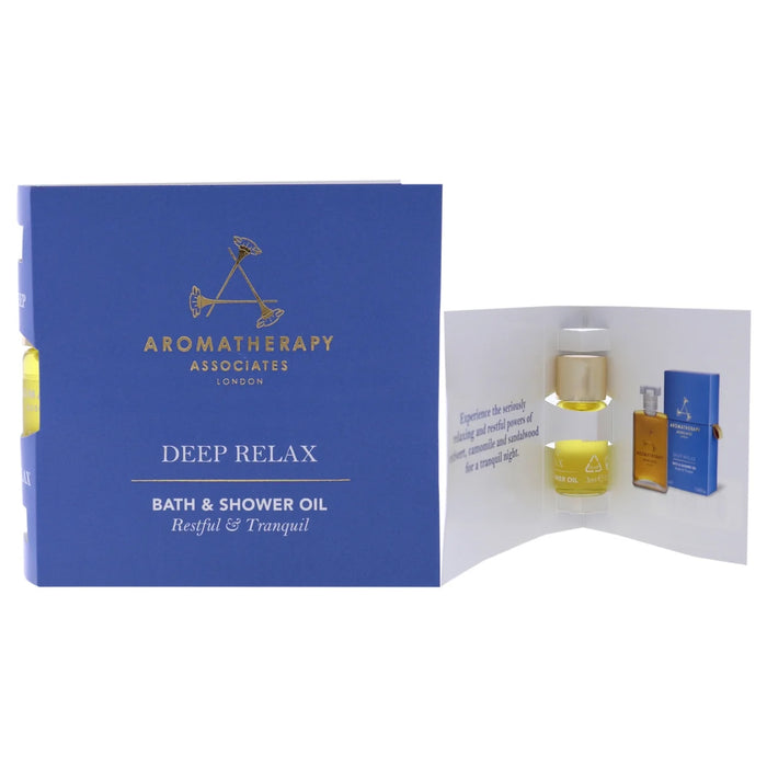 Aceite de ducha y baño Deep Relax de Aromatherapy Associates para unisex - Aceite de ducha de 3 ml