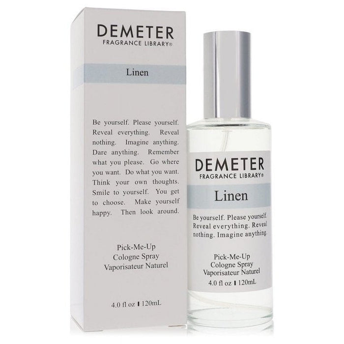 Linen by Demeter for Unisex - 4 oz Cologne Spray