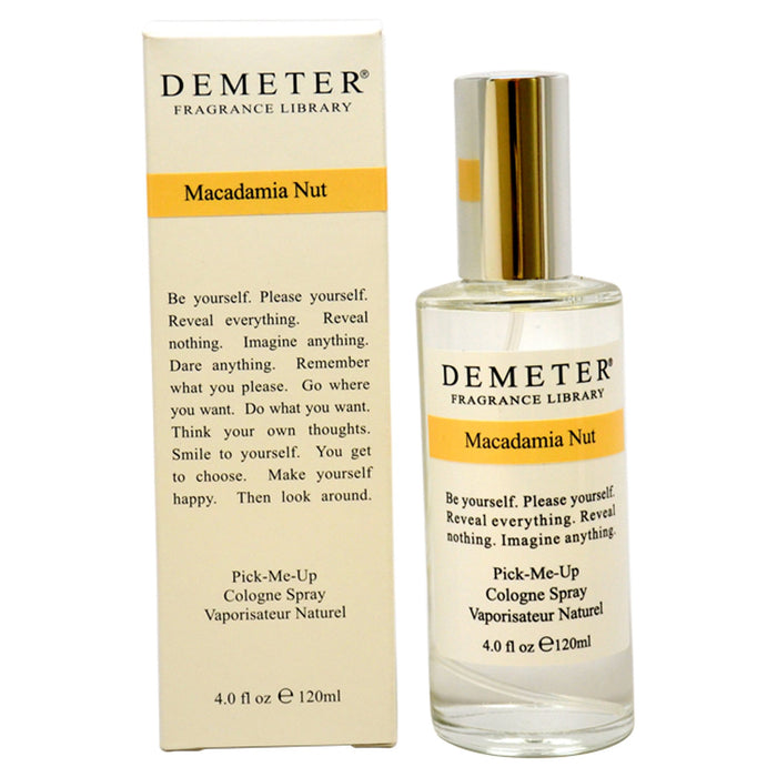 Nuez de macadamia de Demeter para mujeres - Colonia en spray de 4 oz