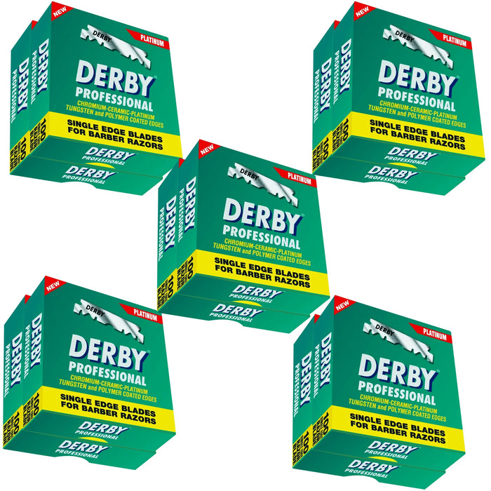 Derby Prof Single Edge Razor Blades 100ct - BarberSets