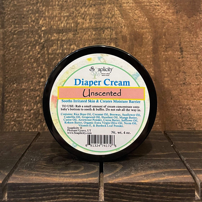 Crema para Pañales con Barrera Hidratante - 100% Natural 