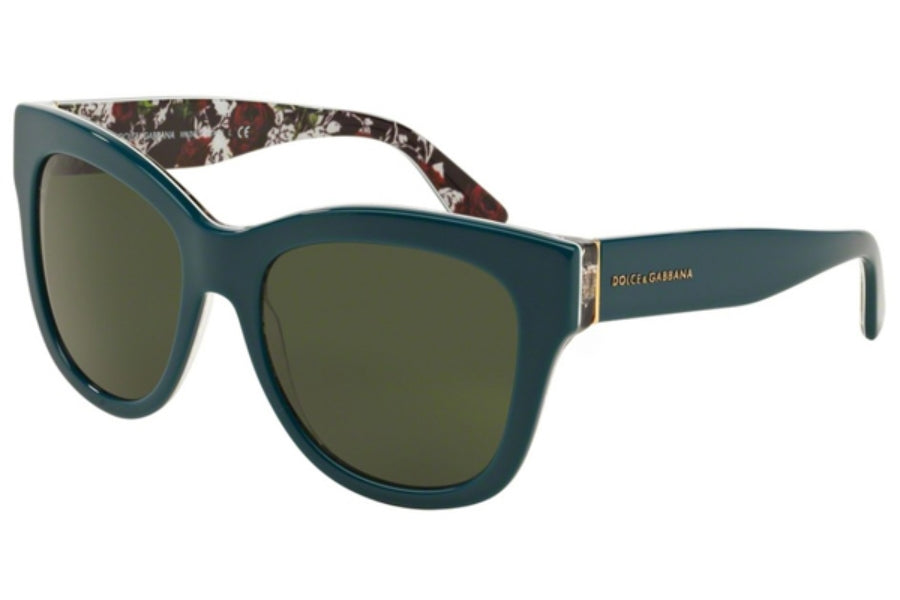 Dolce and Gabbana DG 4270 3022-71 - Green-Grey Green by Dolce and Gabbana for Women - 55-19-140 mm Sunglasses