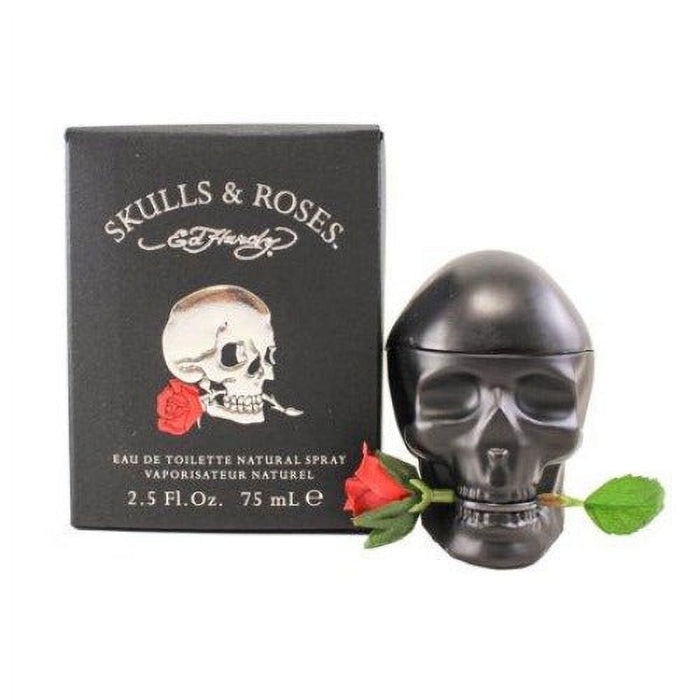 Ed Hardy Skulls and Roses by Christian Audigier for Men - 2.5 oz EDT Spray