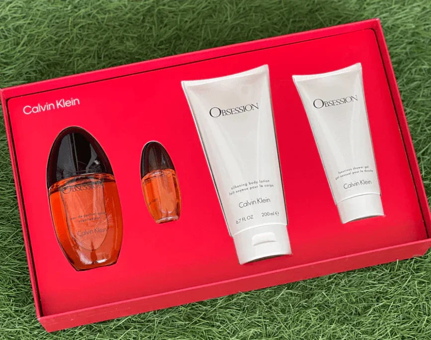 Obsession by Calvin Klein 4 Piece Gift Set for Women