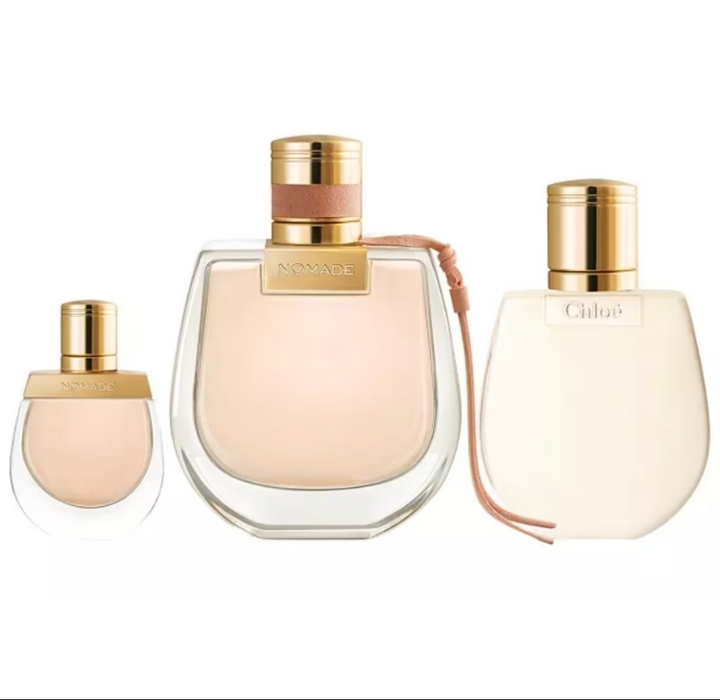 Nomade by Chloe for Women - 3 Pc Gift Set 2.5oz EDP Spray, 5ml EDP Splash, 3.4oz Body Lotion