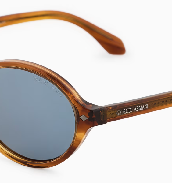 Giorgio Armani AR 8072 5191-53 Frames of Life - Striped Havana-Dark Brown by Giorgio Armani for Women - 48-23-140 mm Sunglasses