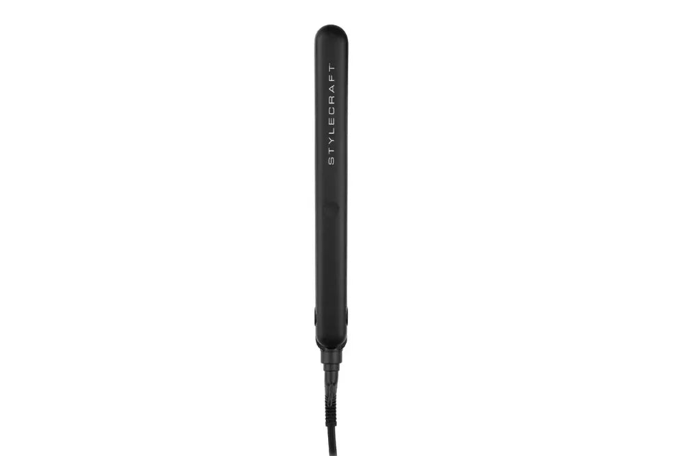 Stylecraft Stay Temp Flat Iron - Professional 1-Inch Flat Iron with Titanium Plates