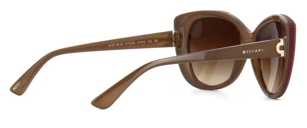 Bvlgari BV8157 BQ 1111-13 - Turtledove Brown-Brown by Bvlgari for Women - 57-15-135 mm Sunglasses