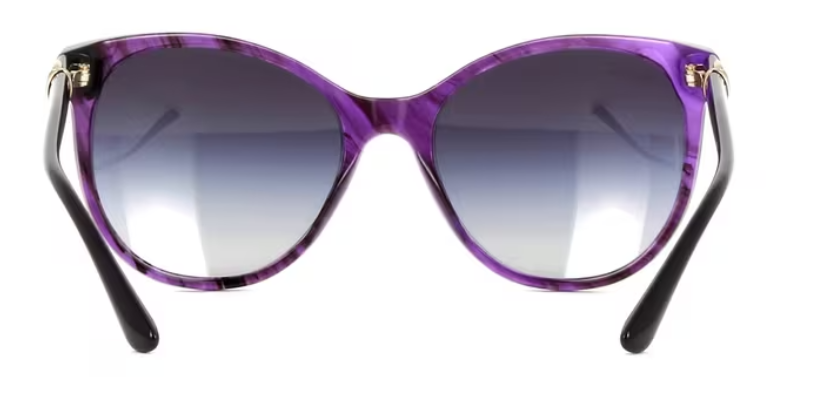 Bvlgari BV8175B 5405-8G - Striped Violet-Grey Gradient by Bvlgari for Women - 55-18-140 mm Sunglasses