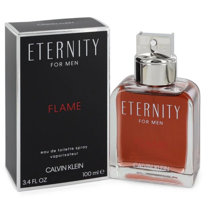 Eternity Flame by Calvin Klein for Men - 3.4 oz EDT Spray