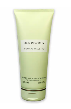 Leau De Toilette de Carven para mujeres - Gel de ducha y baño ligero de 6,66 oz