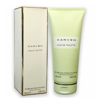 Eau De Toilette de Carven pour femme - Gel bain et douche léger 6,66 oz