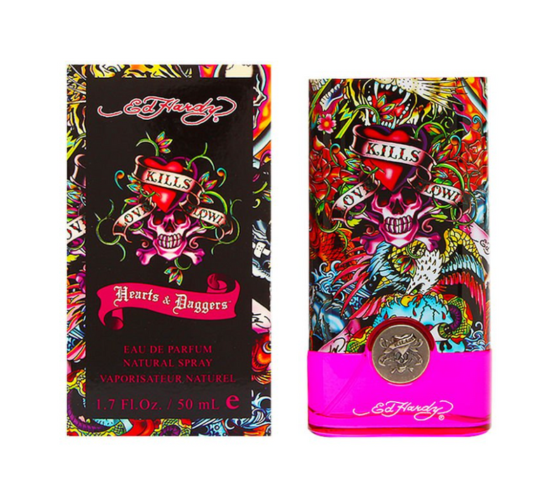 Ed Hardy Hearts and Daggers by Christian Audigier for Women - 1.7 oz EDP Spray