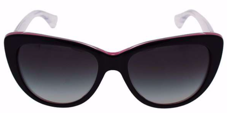 Dolce and Gabbana DG 4221 2794-8G - Noir-Peral Fuxia-Crystal-Grey Gradient de Dolce and Gabbana pour Femme - 55-17-140 mm Lunettes de soleil