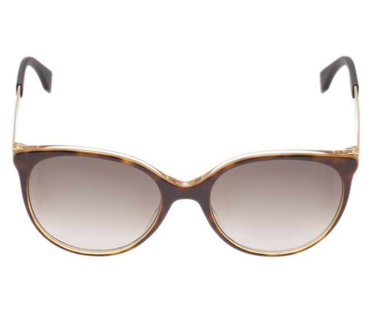 Fendi FF 0078-S DVOHA - Havana Pearl Honey Rose Gold by Fendi for Women - 54-19-140 mm Sunglasses