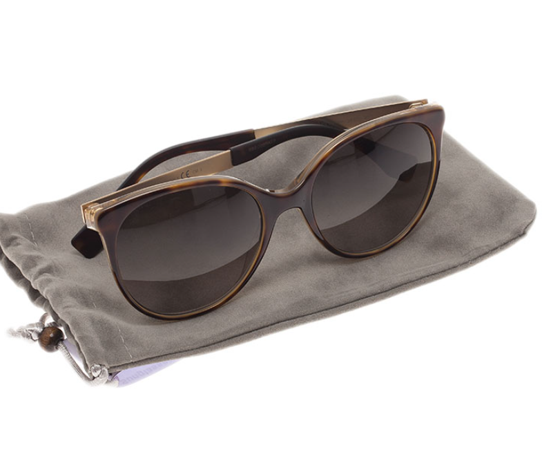 Fendi FF 0078-S DVOHA - Havana Pearl Honey Rose Gold by Fendi for Women - 54-19-140 mm Sunglasses