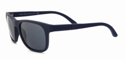 Giorgio Armani AR 8037 5065-87 - Blue Rubber-Grey by Giorgio Armani for Unisex - 56-18-140 mm Sunglasses