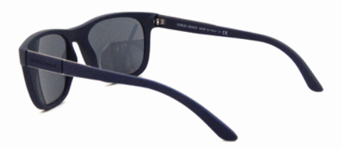 Giorgio Armani AR 8037 5065-87 - Blue Rubber-Grey by Giorgio Armani for Unisex - 56-18-140 mm Sunglasses