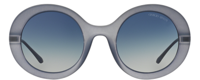 Giorgio Armani AR 8068 5449-1G Frames of Life - Matte Blue-Light Grey Gradient by Giorgio Armani for Women - 51-24-140 mm Sunglasses