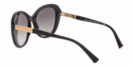 Giorgio Armani AR 8064 5017-11 - Black-Grey Gradient by Giorgio Armani for Women - 55-19-135 mm Sunglasses