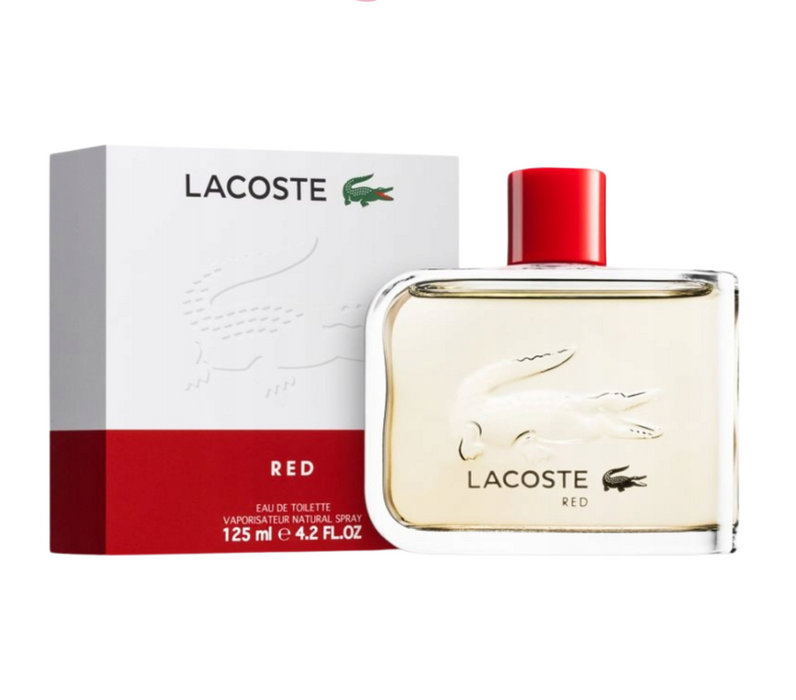 Lacoste Red by Lacoste for Men - 4.2 oz EDT Spray