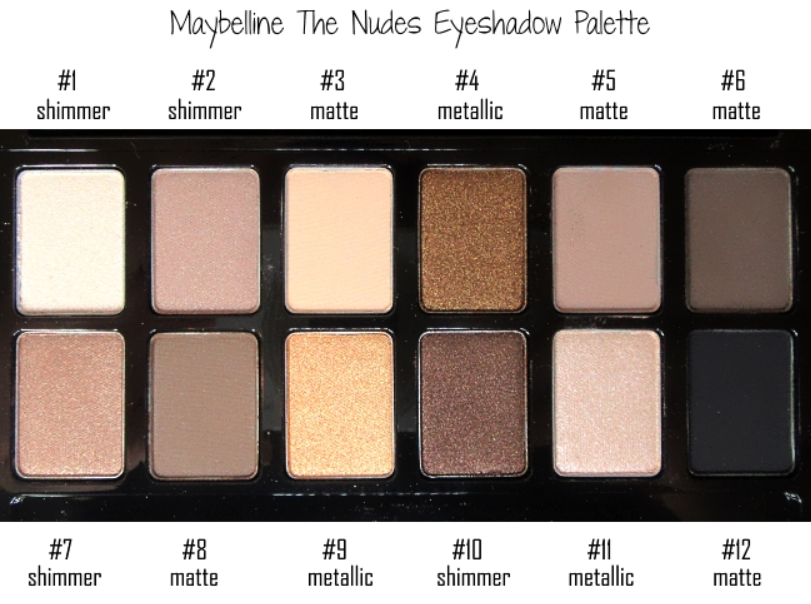 MAYBELLINE The Nudes Palette In The Nudes - 12 Shades