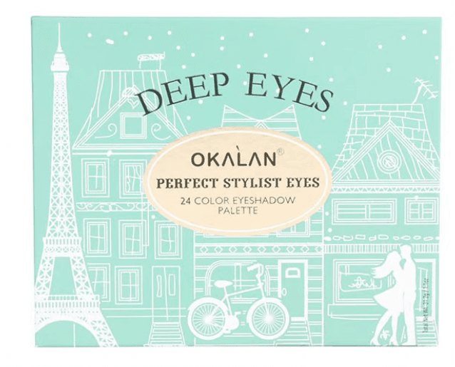 OKALAN Deep Eyes 24 Color Eyeshadow Palette