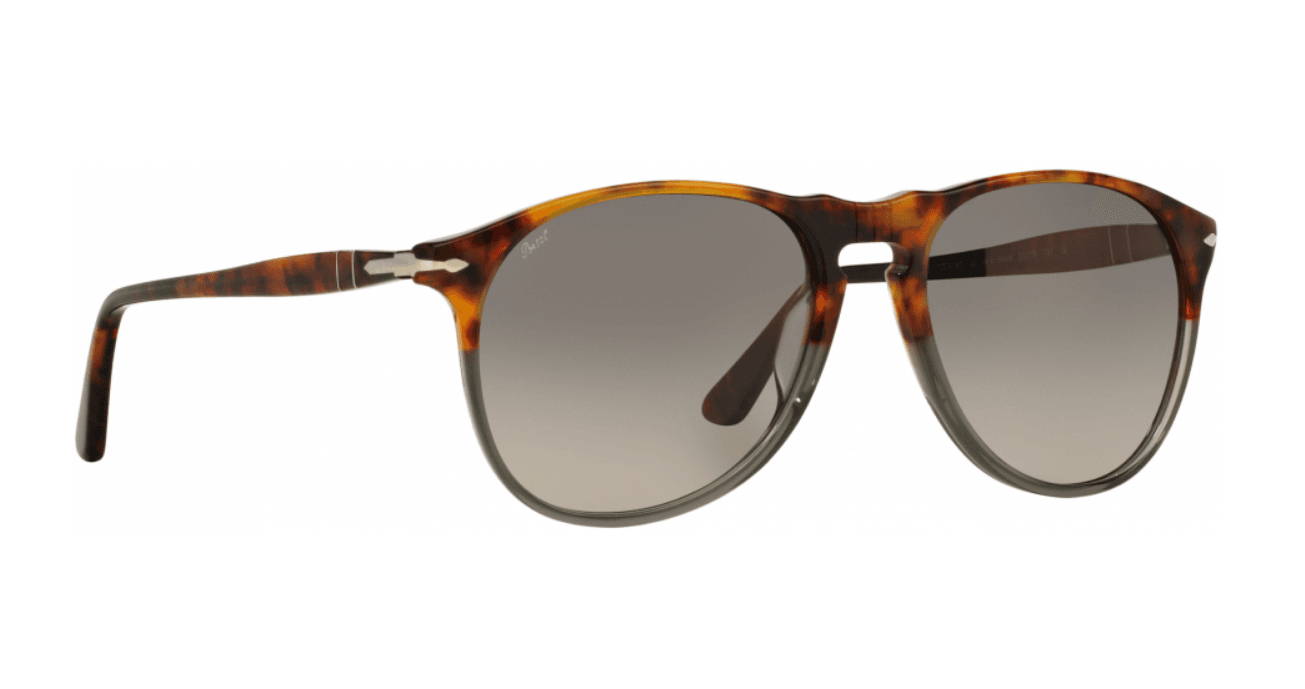 Persol PO9649S 1023-M3 - Fuoco e Ardesia-Grey Gradient Polarized by Persol for Men - 52-18-145 mm Sunglasses