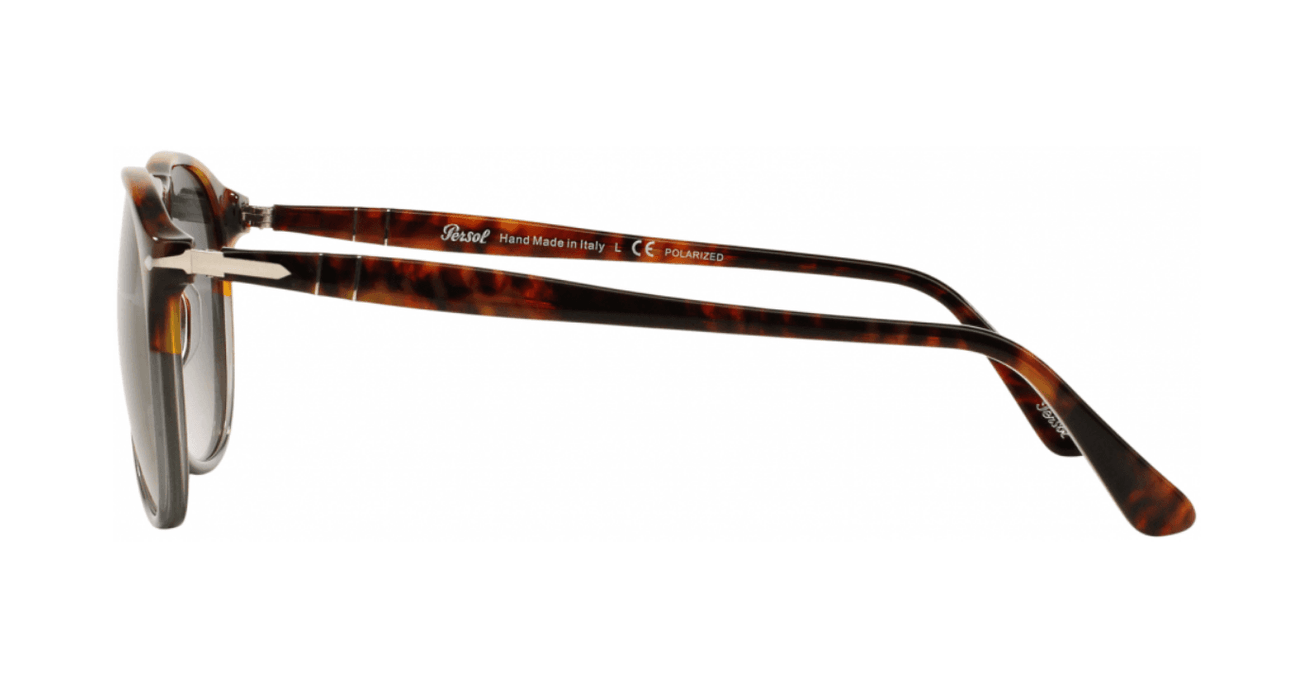 Persol PO9649S 1023-M3 - Fuoco e Ardesia-Grey Gradient Polarized by Persol for Men - 52-18-145 mm Sunglasses