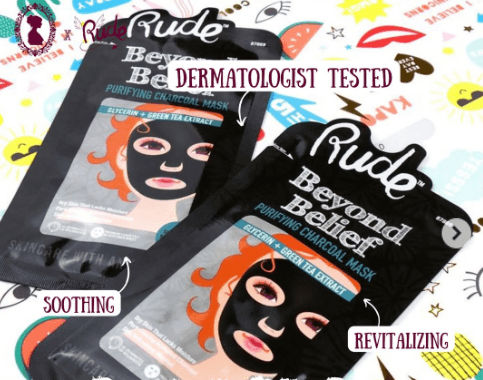 RUDE Beyond Belief Purifying Charcoal Mask 5 Piece Pack