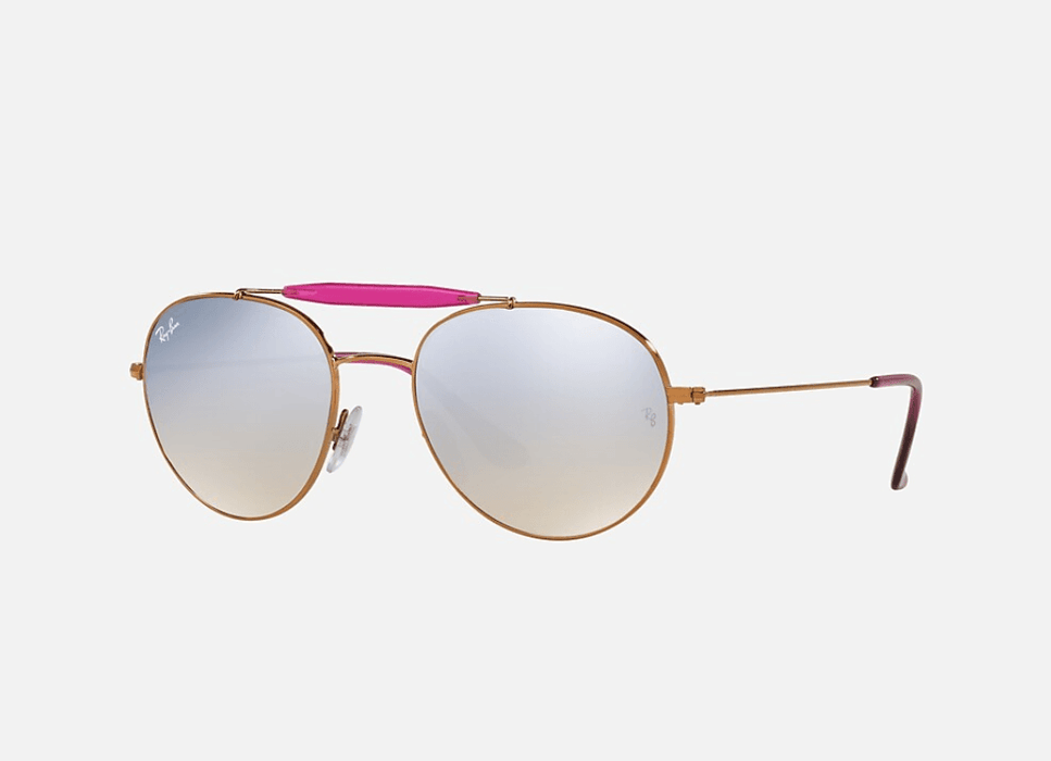 Ray Ban RB 3540 198-9U - Bronze-Copper-Silver Gradient by Ray Ban for Women - 53-18-140 mm Sunglasses