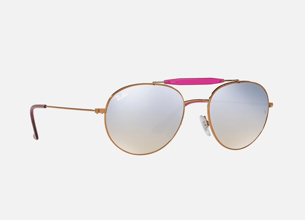 Ray Ban RB 3540 198-9U - Bronze-Copper-Silver Gradient by Ray Ban for Women - 53-18-140 mm Sunglasses