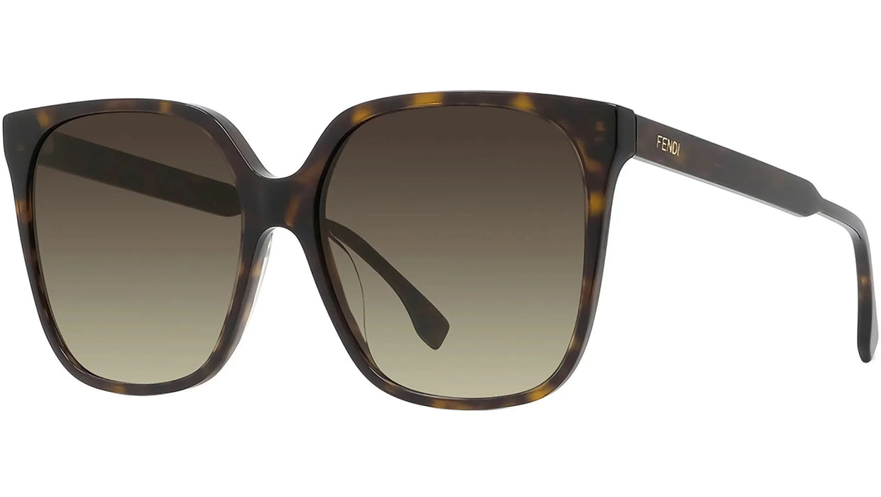 Fendi FF 0053-S EYFCC - Dark Havana by Fendi for Women - 60-17-125 mm Sunglasses