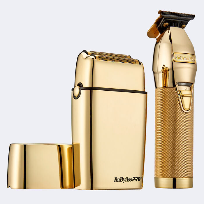 BaBylissPRO LimitedFX Gold Trimmer & Double Foil Shaver