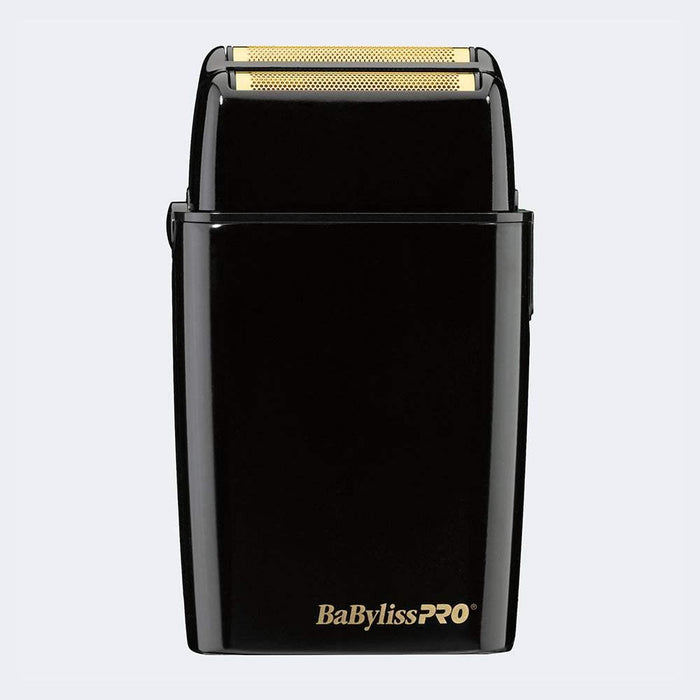 BaBylissPRO FOILFX02 Cordless Metal Black Double Foil Shaver
