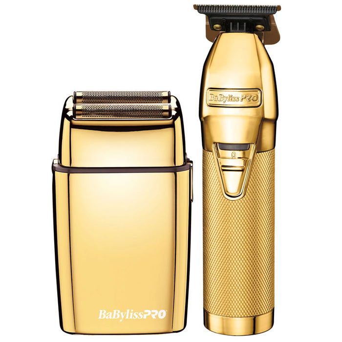 BaBylissPRO LimitedFX Gold Trimmer & Double Foil Shaver