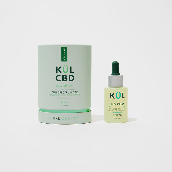 Glo Serum Full Spectrum 500mg CBD by Kul CBD for Unisex - 1 oz Serum