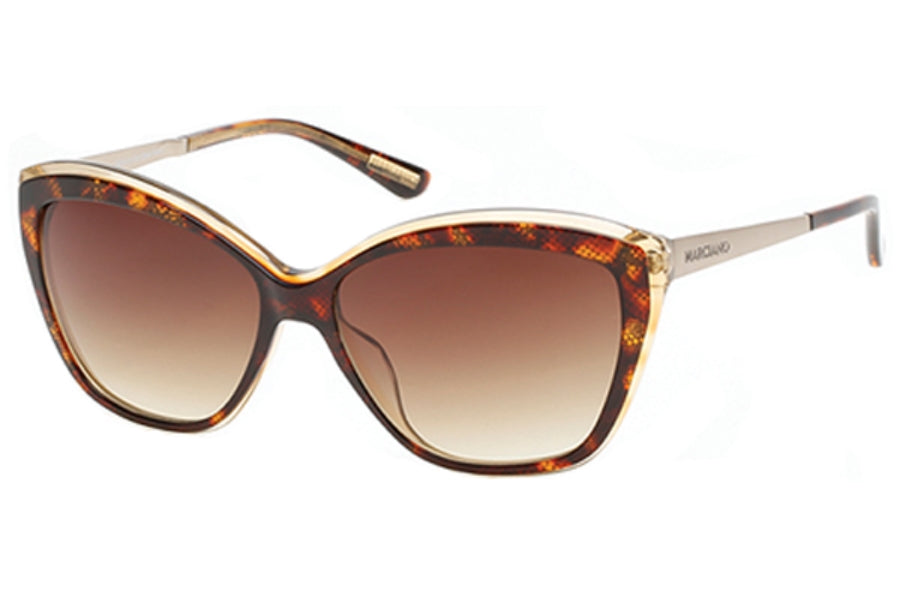 Guess GM 0738 50F Marcino - Dark Brown-Brown Gradient by Guess for Women - 59-15-135 mm Sunglasses