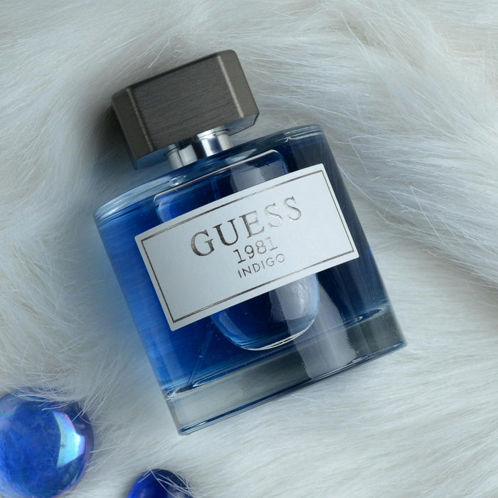 Guess 1981 Indigo de Guess para hombres - Spray EDT de 3,4 oz