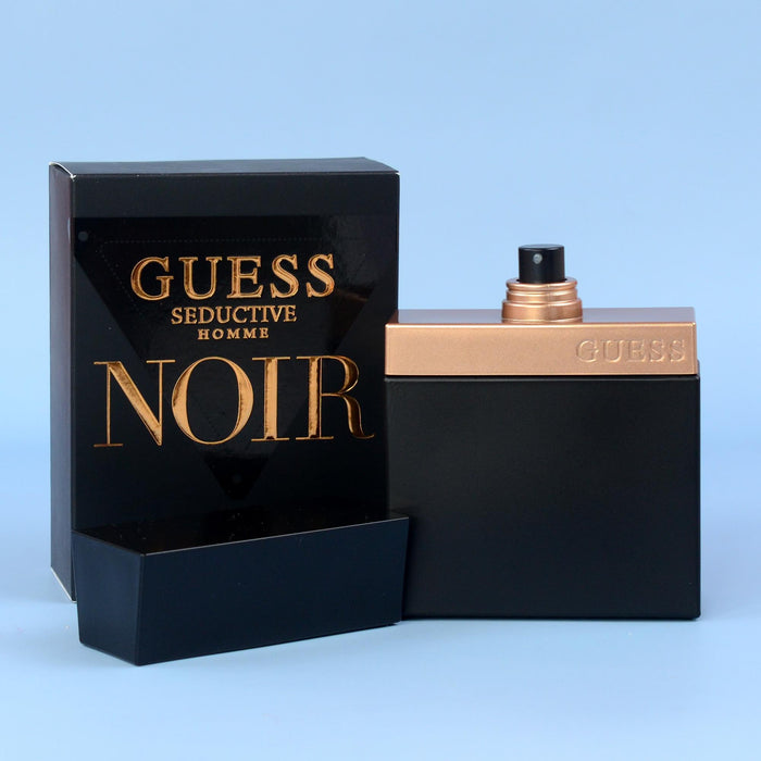 Guess Seduction Homme Noir de Guess para hombres - EDT en aerosol de 3.4 oz