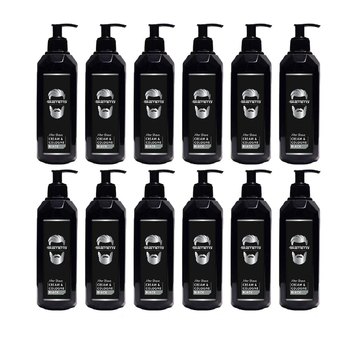 Gummy After Shave Cream Cologne Black 13.5 oz - Multipack