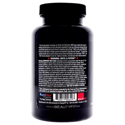 Onyx Rapid Fat-Loss Formula Capsules by BeautyFit for Women - 60 Count Dietary Supplement