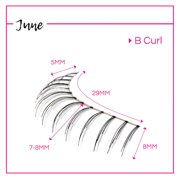 GladGirl False Lash Kit - June