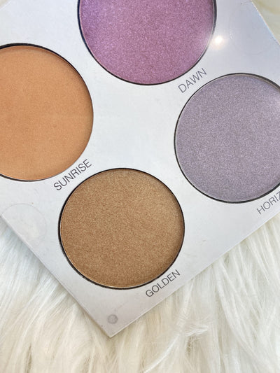 CITY COLOUR Glow Pro Dawn, ensemble de présentoir de palette de surbrillance, 12 pièces