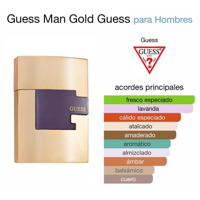 Guess Gold by Guess for Men - 2.5 oz EDT Spray