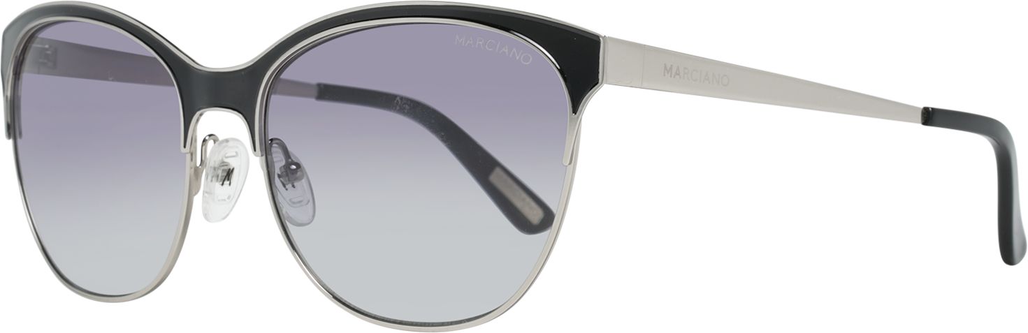 Guess GM 0750 01B Marciano - Shiny Black-Grey Gradient by Guess for Women - 57-17-135 mm Sunglasses