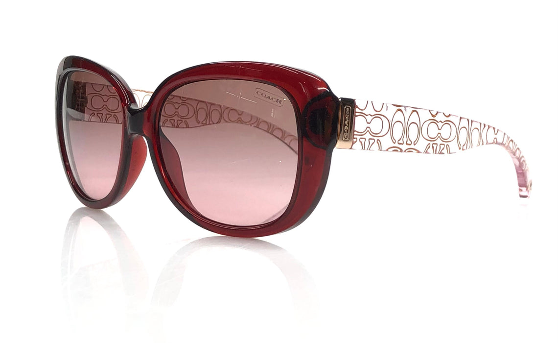 Coach Laurin HC8076 5154-14 - Cristal Bourgogne-Rose par Coach pour Femme - 56-15-135 mm Lunettes de soleil