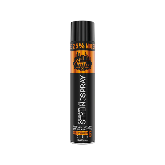 Hair Styling Spray 500ml - The Shave Factory